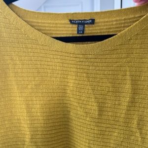 Eileen Fischer mustard sweater